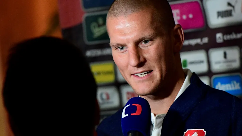 Útočník Zdeněk Ondrášek na reprezentačním srazu