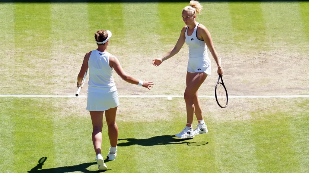 Barbora Krejčíková a Kateřina Siniaková