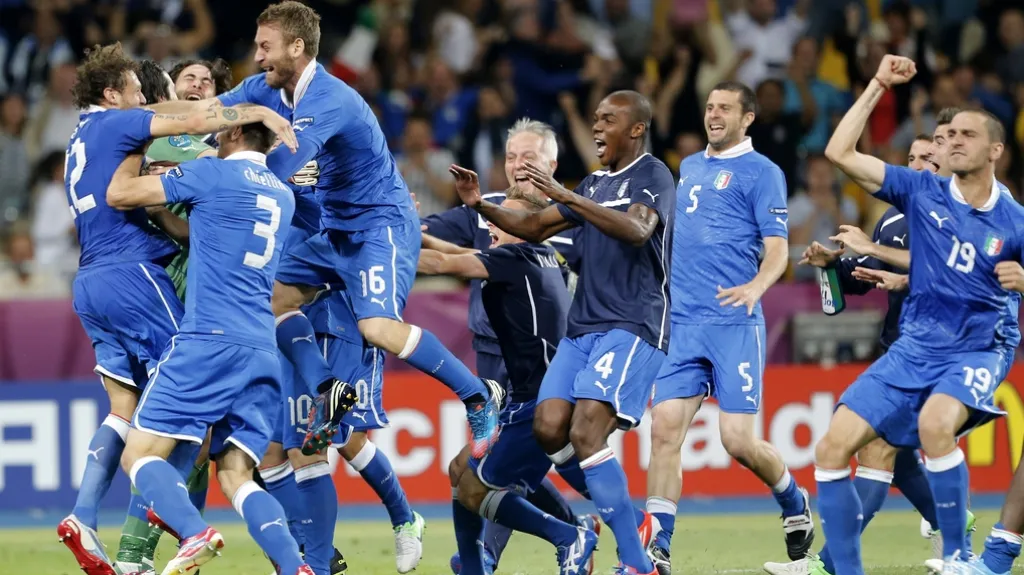 Radost italských fotbalistů