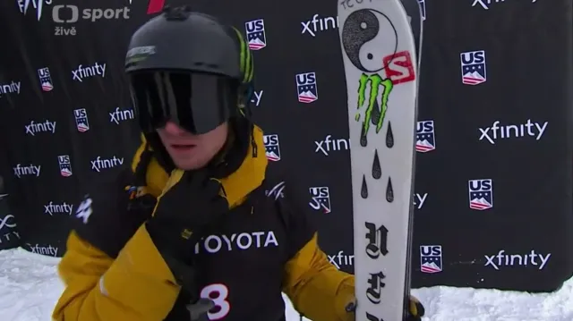 Vítězná jízda Woodse na MS v těžkých podmínkách ve slopestylu na lyžích