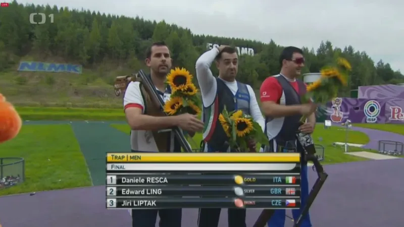 Střelec Lipták vybojoval světový bronz v trapu