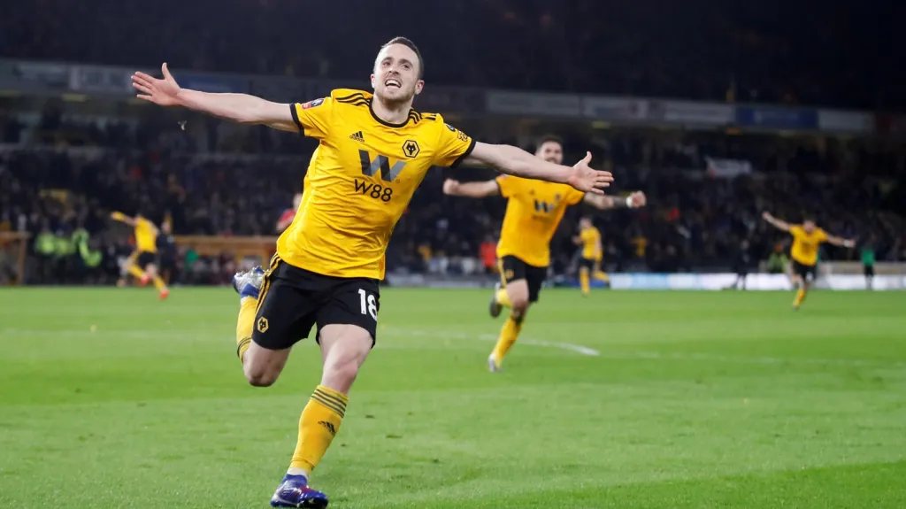 Diogo Jota se raduje z branky