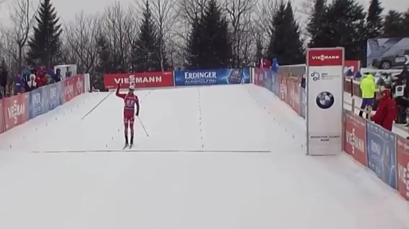 Sestřih štafety biatlonistů z amerického Presque Isle