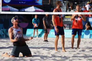 Nils Ehlers se raduje z postupu do olympijského finále