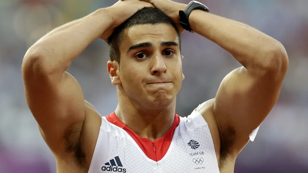 Člen britské štafety Adam Gemili