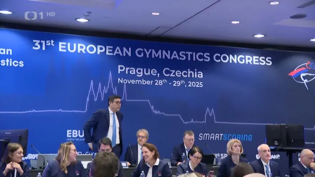 Praha hostila kongres evropské gymnastiky