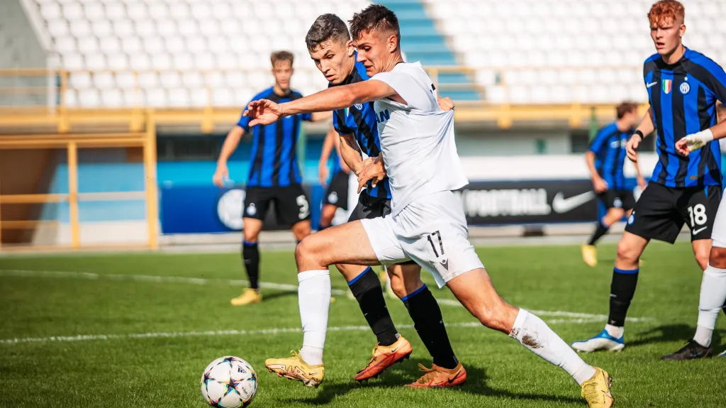 Utkání Inter Milán U19 - Plzeň U19