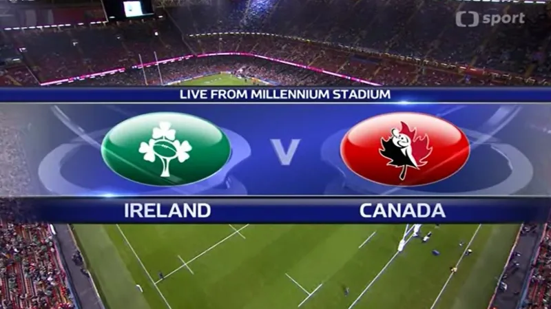Sestřih utkání Irsko - Kanada