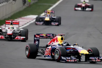Sebastian Vettel v závodu F1 v Koreji