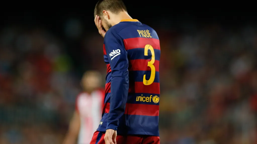 Gerard Piqué z Barcelony 