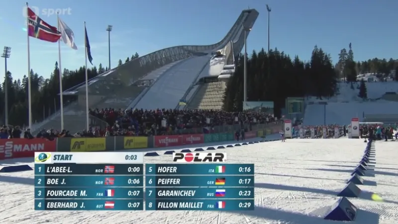 Fourcade vyhrál stíhačku v Oslu. Sestřih závodu