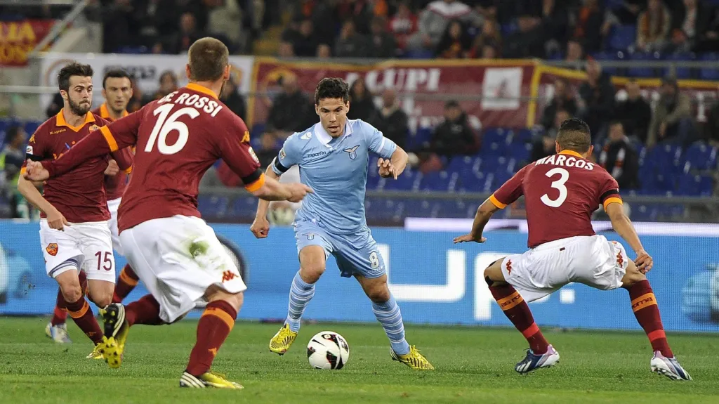 Utkání AS Řím - Lazio Řím