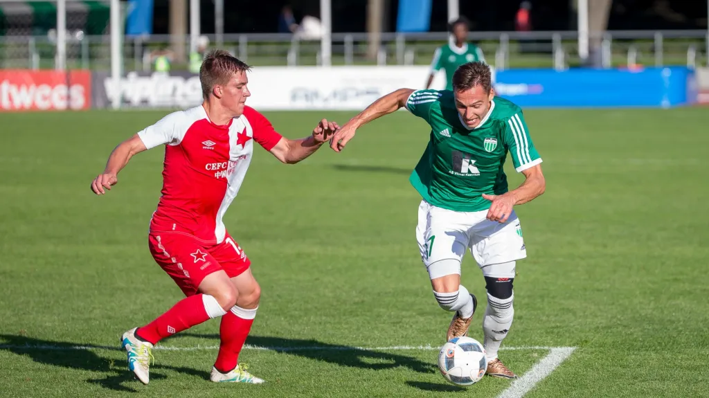 Utkání Levadia Tallinn - Slavia Praha