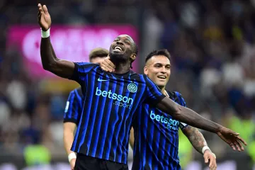 Marcus Thuram se raduje z branky