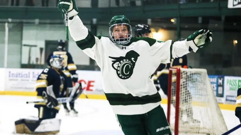 Útočník Castleton Spartans Josef Vyvial