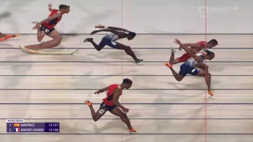 Finále 110 m překážek mužů rozhodla jedna tisícina