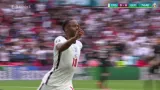 Gól v utkání Anglie - Německo: Sterling - 1:0 (74. min.)