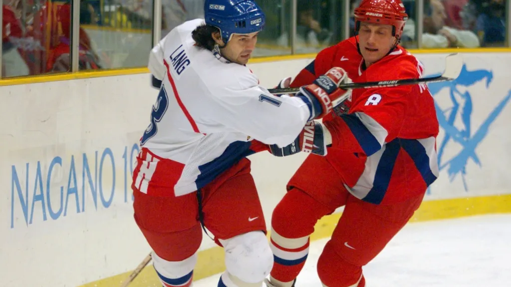 Robert Lang v utkání proti Rusku