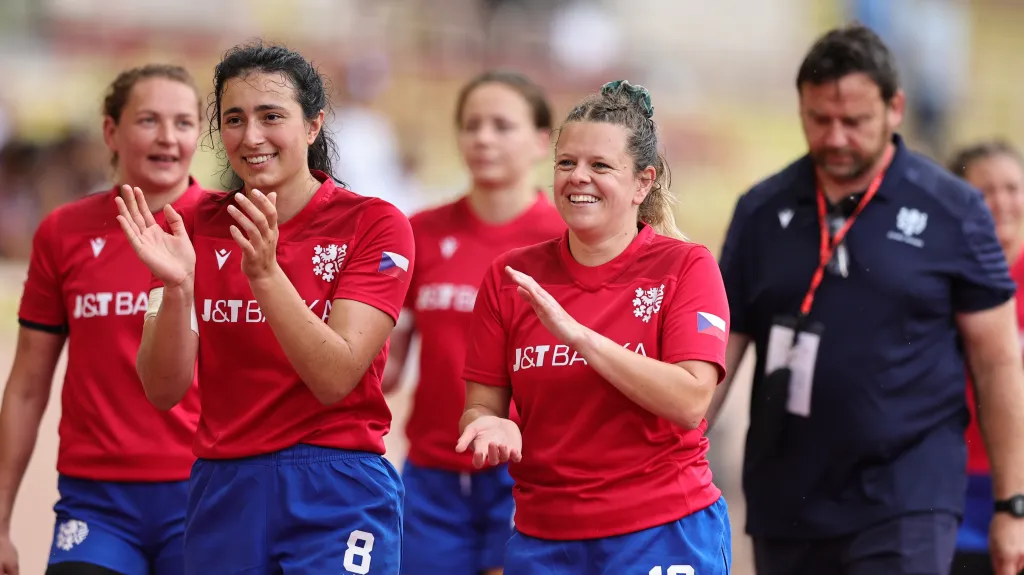České reprezentantky v sedmičkovém ragby