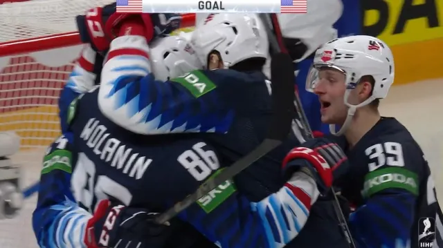 Gól v utkání USA – Slovensko: Chmelevski – 5:1 (46. min.)