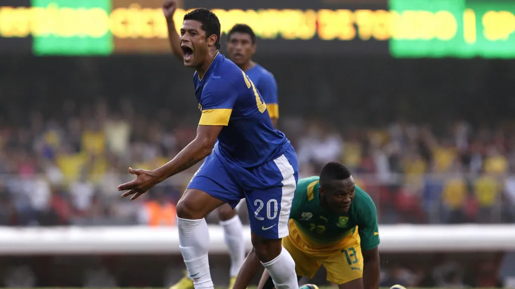 Hulk v zápase Brazílie- JAR