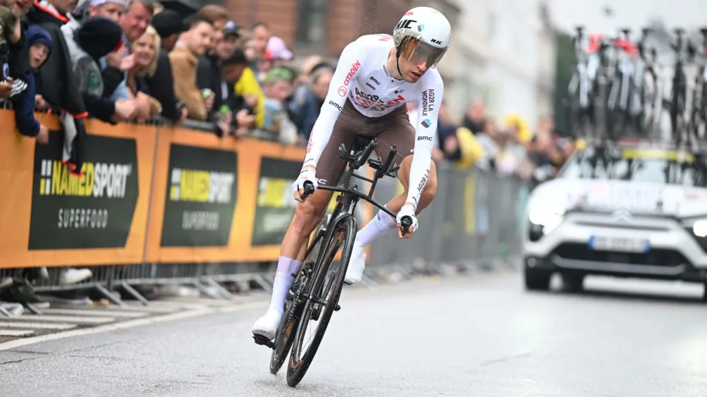 Geoffrey Bouchard v úvodní časovce Tour