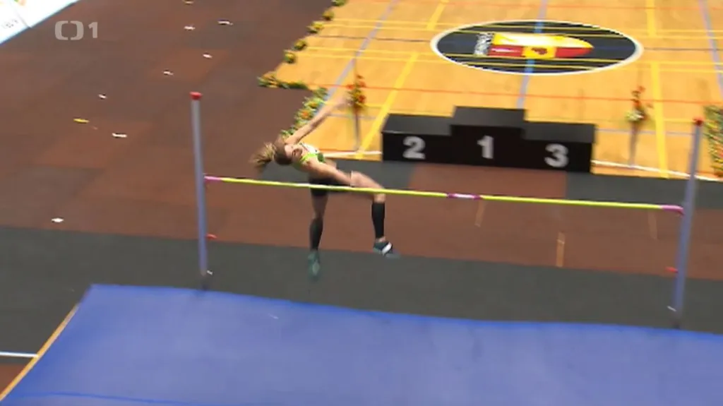 Klučinová skákala v Hustopečích do výšky