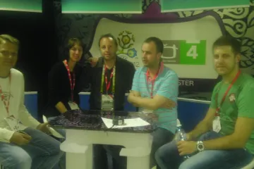 Tým ČT při přípravách Studia Vratislav