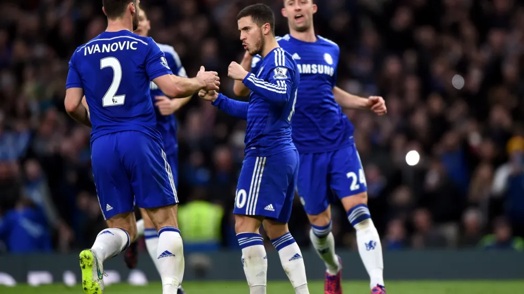 Radost fotbalistů Chelsea