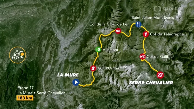 Představení 17. etapy Tour de France 2017