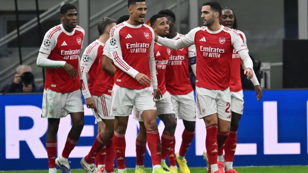 Radost hráčů Arsenalu