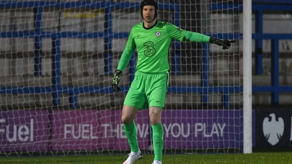 Petr Čech v brance Chelsea