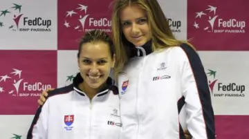 Dominika Cibulková a Daniela Hantuchová