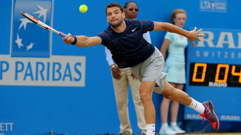 Vítěz turnaje Grigor Dimitrov