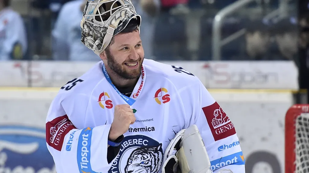 Spokojený brankář Liberce Ján Lašák