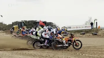Julius Mikula obsadil na SP Sardinie šesté místo v třídě MX2