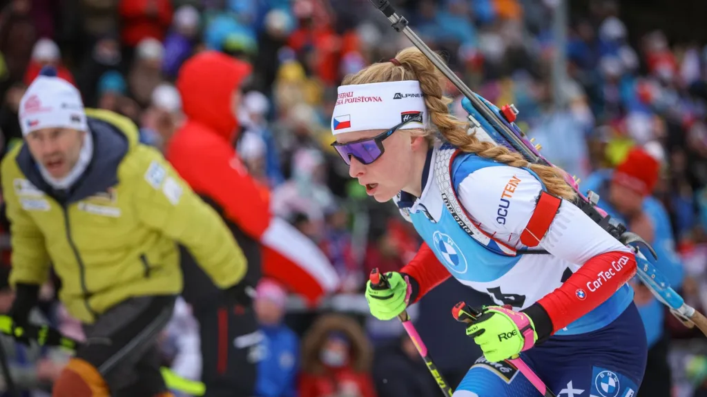 Markéta Davidová byla ve stíhačce hodně rychlá