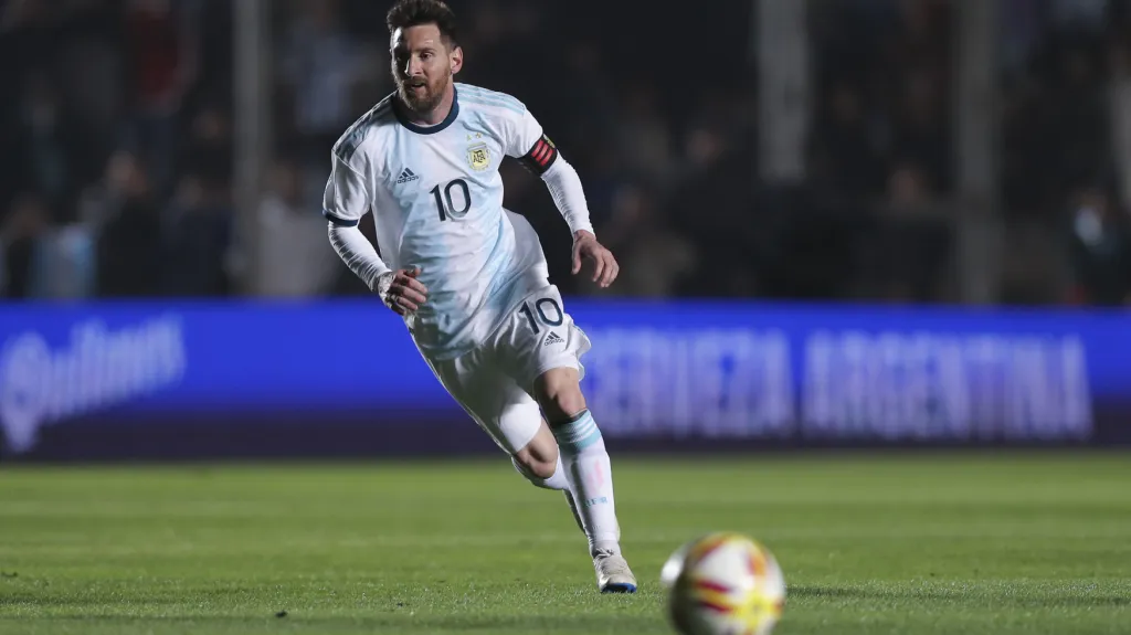 Messi v argentinském dresu