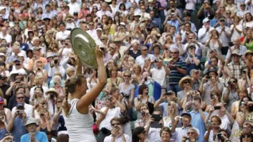 Petra Kvitová na Wimbledonu