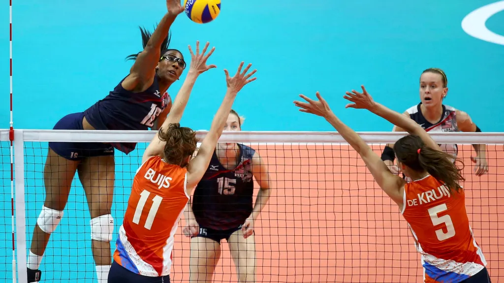 Zápas Američanek s Holanďankami 