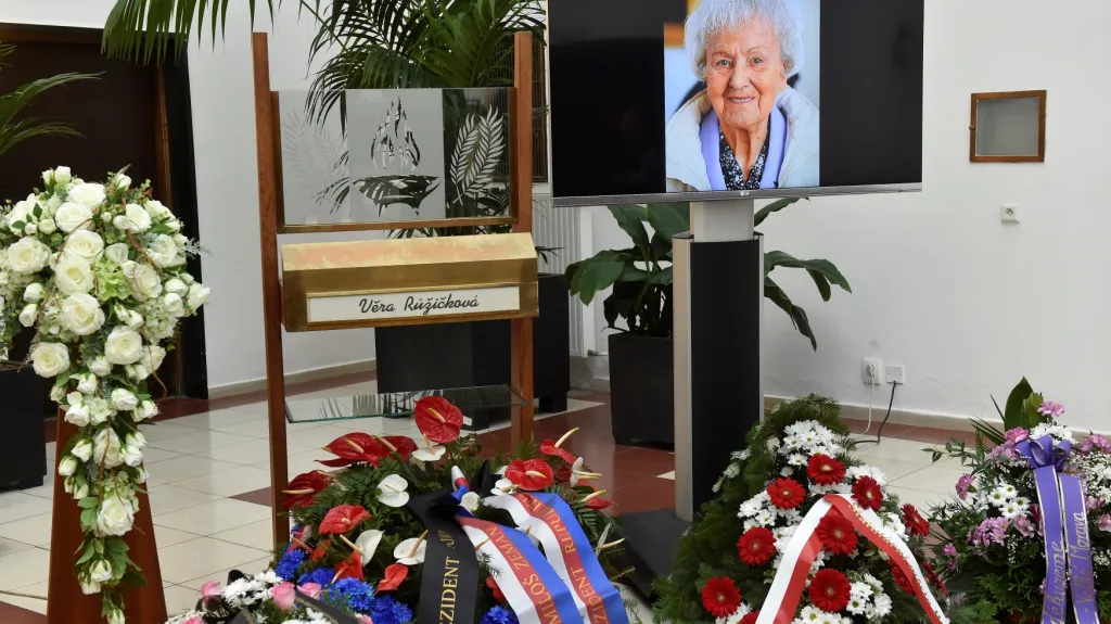 Pohřeb Věry Růžičkové