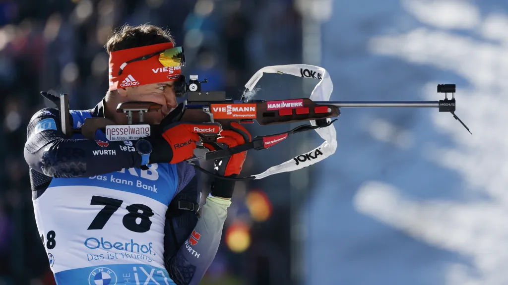Německý biatlonista Philipp Nawrath