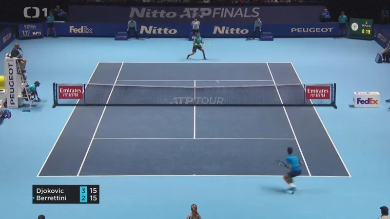 Djokovič zahájil Turnaj mistrů výhrou nad Berrettinim