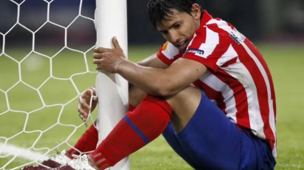 Sergio Aguero z Altética Madrid