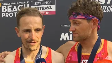 Perušič se Sedlákem hráli v Ostravě finále