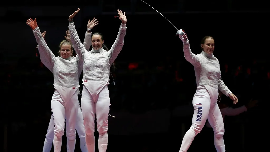 Ruské šavlistky slaví olympijské zlato