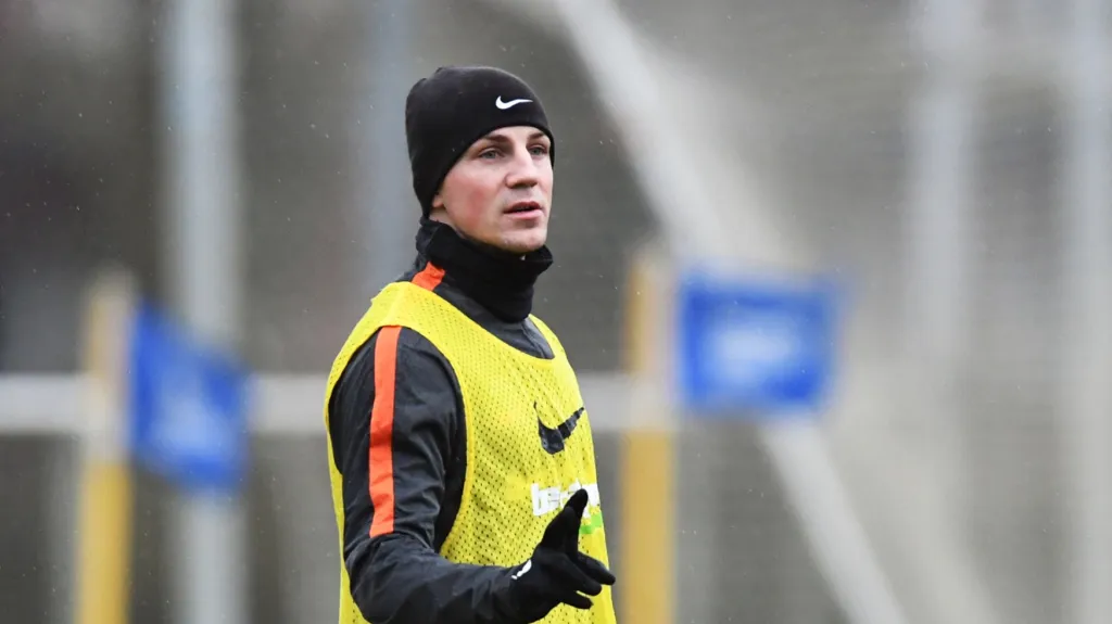 Vladimír Darida během tréninku