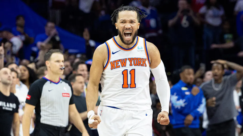 Jalen Brunson v dresu New Yorku Knicks