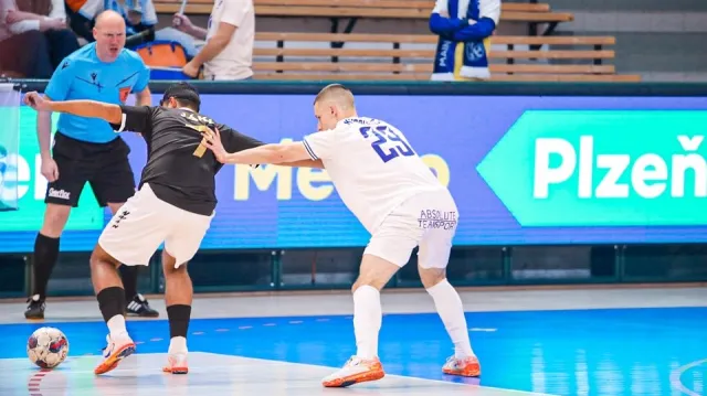 Plzeň deklasovala Slavii a vede futsalovou ligu už o šest bodů