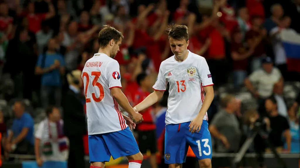 Zklamaní ruští fotbalisté. Na mistrovství Evropy skončili v základní skupině